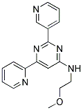 N-(2-METHOXYETHYL)-6-PYRIDIN-2-YL-2-PYRIDIN-3-YLPYRIMIDIN-4-AMINE 结构式