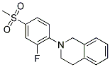 2-[2-FLUORO-4-(METHYLSULFONYL)PHENYL]-1,2,3,4-TETRAHYDROISOQUINOLINE 结构式