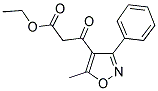 3-(5-METHYL-3-PHENYL-ISOXAZOL-4-YL)-3-OXO-PROPIONIC ACID ETHYL ESTER 结构式