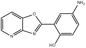4-AMINO-2-OXAZOLO[4,5-B]PYRIDIN-2-YL-PHENOL 结构式