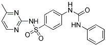 4-[(Anilinocarbonyl)amino]-N-(4-methylpyrimidin-2-yl)benzenesulfonamide 结构式