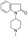 1,3-DIHYDRO-1-(1-METHYLPIPERIDIN-4-YL)-(2H)-INDOL-2-ONE 结构式