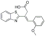 3-BENZOTHIAZOL-2-YL-4-(2-METHOXY-PHENYL)-BUT-3-ENOIC ACID 结构式