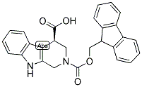 (R)-2-FMOC-1,2,3,4-TETRAHYDRONORHARMANE-3-CARBOXYLIC ACID 结构式