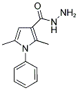2,5-DIMETHYL-1-PHENYL-1H-PYRROLE-3-CARBOXYLIC ACID HYDRAZIDE 结构式
