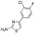 4-(3-CHLORO-4-FLUOROPHENYL)THIAZOL-2-YLAMINE 结构式