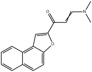 (E)-3-(DIMETHYLAMINO)-1-NAPHTHO[2,1-B]FURAN-2-YL-2-PROPEN-1-ONE 结构式