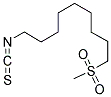 1-ISOTHIOCYANATO-9-(METHYLSULFONYL)-NONANE 结构式