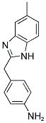 4-(5-METHYL-1 H-BENZOIMIDAZOL-2-YLMETHYL)-PHENYLAMINE 结构式