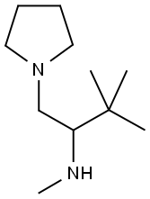 (2,2-DIMETHYL-1-PYRROLIDIN-1-YLMETHYL-PROPYL)-METHYL-AMINE 结构式