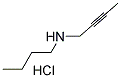 BUTYL-BUT-2-YNYL-AMINE HYDROCHLORIDE 结构式