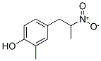 1-(4-Hydroxy-3-methylphenyl)-2-nitropropane 结构式
