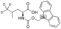 L-LEUCINE-D3-N-FMOC 结构式