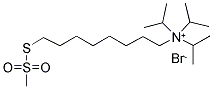 8-(TRIISOPROPYLAMMONIUM)OCTYL METHANETHIOSULFONATE BROMIDE 结构式