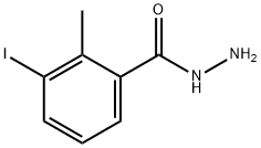 3-碘-2-甲基苯甲酰肼 结构式