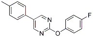 2-(4-FLUOROPHENOXY)-5-(4-METHYLPHENYL)PYRIMIDINE 结构式