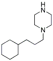 1-(3-CYCLOHEXYLPROPYL)PIPERAZINE 结构式