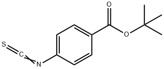 4-异硫氰基苯甲酸叔丁酯 结构式