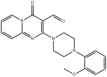 2-[4-(2-METHOXY-PHENYL)-PIPERAZIN-1-YL]-4-OXO-4H-PYRIDO[1,2-A]PYRIMIDINE-3-CARBALDEHYDE 结构式