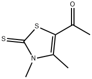 1-(3,4-二甲基-2-硫代-2,3-二氢噻唑-5-基)乙烷-1-酮 结构式
