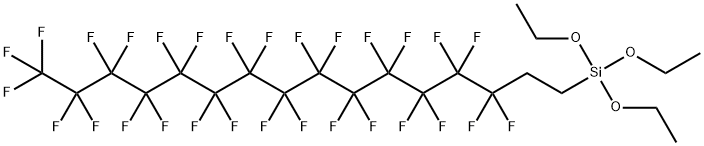 PERFLUORODODECYL-1H,1H,2H,2H-TRIETHOXYSILANE-PERFLUOROTETRADECYL-1H,1H,2H,2H-TRIETHOXYSILANE 结构式