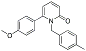 6-(4-METHOXYPHENYL)-1-(4-METHYLBENZYL)PYRIDIN-2(1H)-ONE 结构式