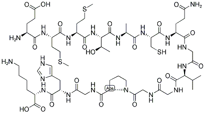 EMMTACQGVGGPGHK 结构式