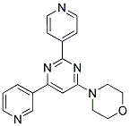 4-(6-PYRIDIN-3-YL-2-PYRIDIN-4-YLPYRIMIDIN-4-YL)MORPHOLINE 结构式