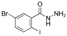 5-Bromo-2-iodobenzhydrazide 结构式