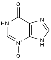 HYPOXANTHINE-1-OXIDE 结构式