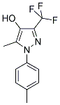 5-METHYL-1-(4-METHYLPHENYL)-3-(TRIFLUOROMETHYL)-1H-PYRAZOL-4-OL 结构式