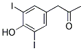 (3,5-DIIODO-4-HYDROXYPHENYL)ACETONE 结构式