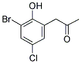 (3-Bromo-5-chloro-2-hydroxyphenyl)acetone 结构式