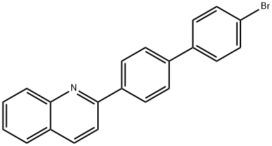 2-(4'-溴-[1,1'-联苯]-4-基)喹啉 结构式