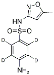 磺胺甲恶唑 结构式