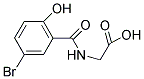 5-BROMO-2-HYDROXYHIPPURIC ACID 结构式