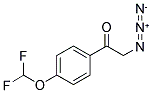 2-Azido-1-(4-difluoromethoxy-phenyl)-ethanone 结构式