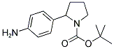 2-(4-Amino-phenyl)-pyrrolidine-1-carboxylic acid tert-butyl ester 结构式