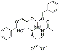 BENZYL N-ACETYL-6-O-BENZYL-A-D-MURAMIC ACID, METHYL ESTER 结构式