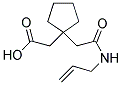 (1-[2-(ALLYLAMINO)-2-OXOETHYL]CYCLOPENTYL)ACETIC ACID 结构式