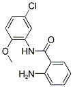 2-AMINO-N-(5-CHLORO-2-METHOXYPHENYL)BENZAMIDE 结构式