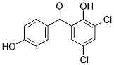 3,5-DICHLORO-2,4'-DIHYDROXY BENZOPHENONE 结构式