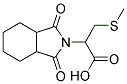 2-(1,3-DIOXO-OCTAHYDRO-ISOINDOL-2-YL)-3-METHYLSULFANYL-PROPIONIC ACID 结构式