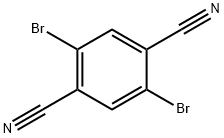 2,5-二溴对苯二甲腈 结构式