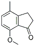 7-METHOXY-4-METHYLINDAN-1-ONE 结构式