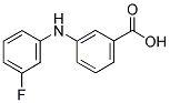3-FLUORODIPHENYLAMINE-3'-CARBOXYLIC ACID 结构式