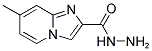 7-METHYLIMIDAZO[1,2-A]PYRIDINE-2-CARBOHYDRAZIDE 结构式