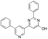 2-PHENYL-6-(5-PHENYLPYRIDIN-3-YL)PYRIMIDIN-4-OL 结构式