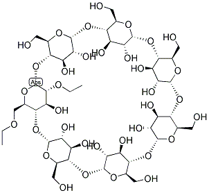 (2,6-DI-O-)ETHYL-BETA-CYCLODEXTRIN 结构式