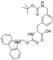 FMOC-D-3-AMINOMETHYLPHE(BOC) 结构式